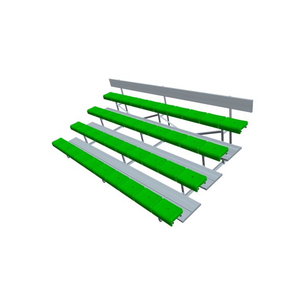 Sports Venues Outdoor Metal Bleachers Aluminum Alloy
