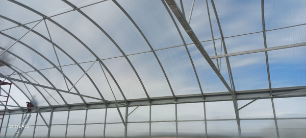 Automated Light Deprivation Greenhouse with 8mm Twin-Wall PC Board and Hot-Dip Galvanized Steel Frame Controlled by Smart PLC System