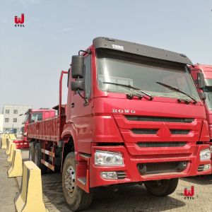 Тележка 30t Сверхмощный Груз Van HW76 коробки груза Howo 6x4