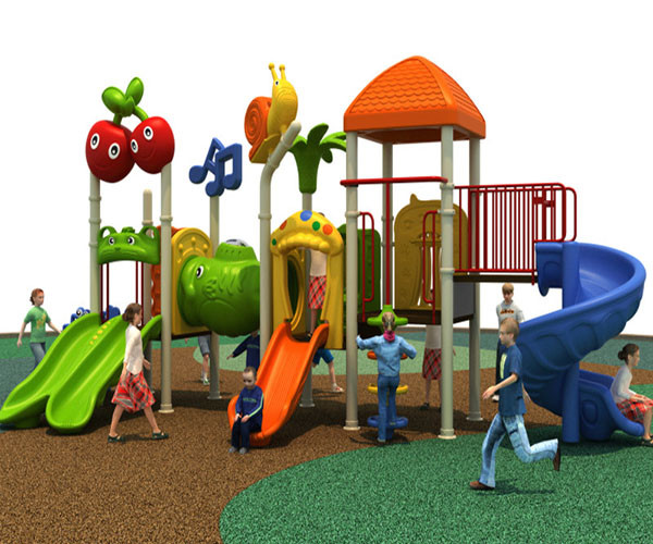 ODM Kids Plastic Playground Equipment , Daycare Outdoor Playground Equipment