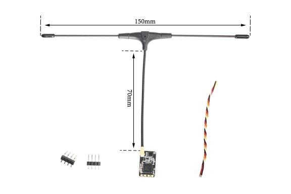 Wholesale BAYCK ELRS 915MHz / 2.4GHz NANO ExpressLRS With T Type Antenna Support Wifi Upgrade For RC Traversing Drones Parts
