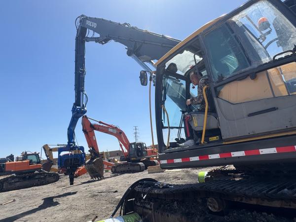 12 M Longueur maximale de pile Lecteur de pile photovoltaïque pour excavatrice lourde 33-40 tonnes