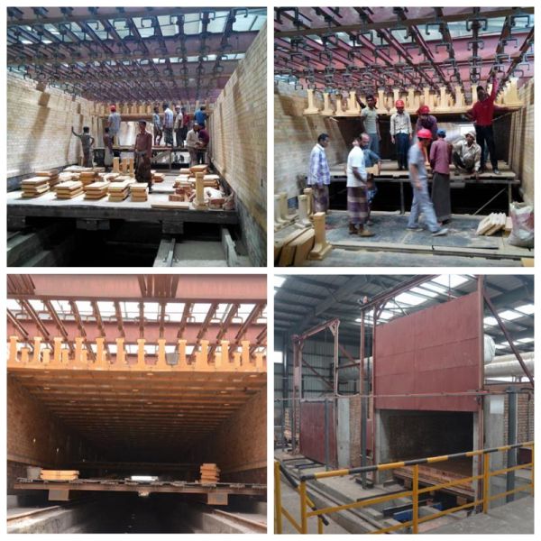 Поставщик тележки печи тоннеля кирпича глины для автоматического кирпича делая производителя автомобилей печи завода