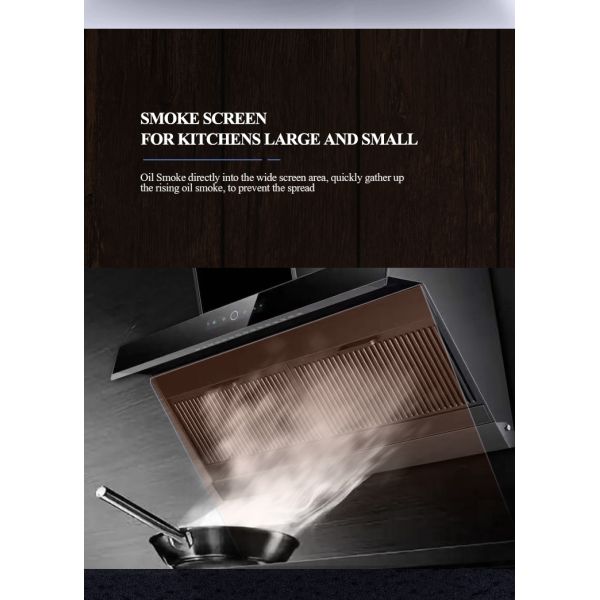 1200 Cfm Recirculating Side Suction Cooker Hood For Kitchen