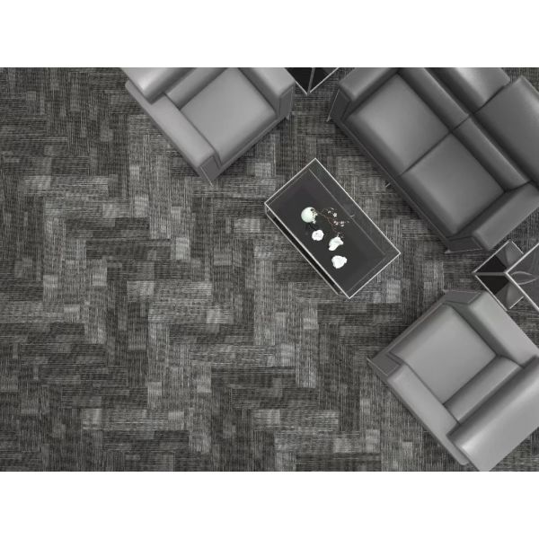 Commercial Office Nylon Carpet Tiles with PVC Backing Heavy Duty and Easy to Install