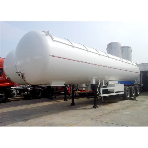 3 Axle 50000 L LPG Tank Semi Trailer 50M3 25T 56M3 Volume Customized ISO 9001 Approved
