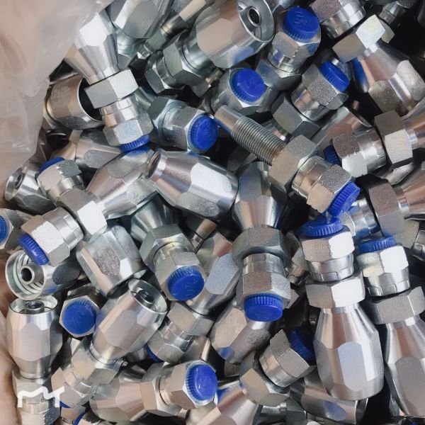 26718 Carbon Steel Hydraulic Fittings JIC Female Reusable Straight Hose