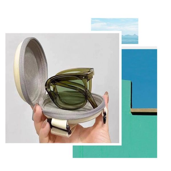 FDA Women Foldable Polarized Sunglasses High End Sunscreen