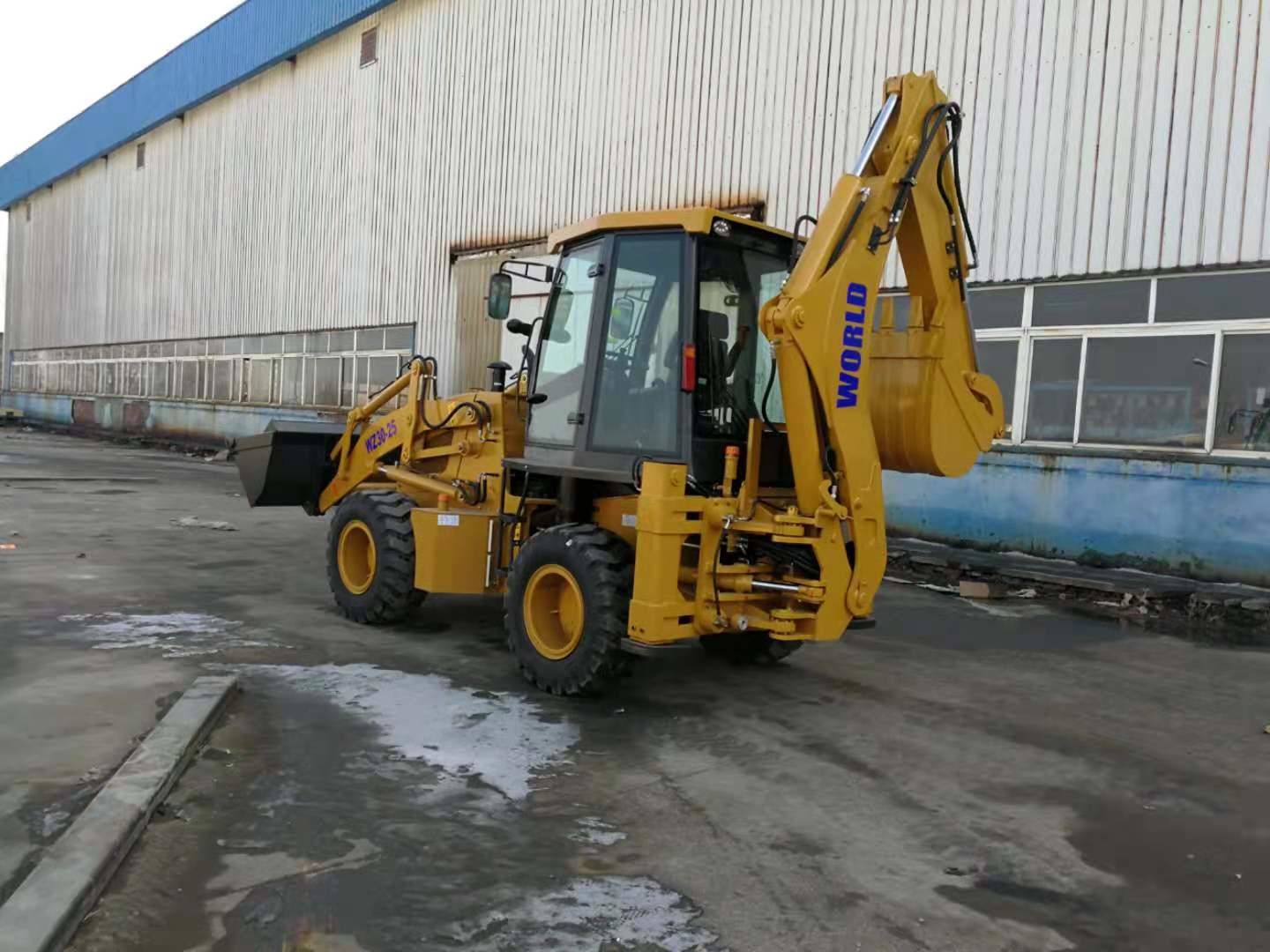 Затяжелитель Backhoe трактора компактной текстуры мини с двигателем Weichai