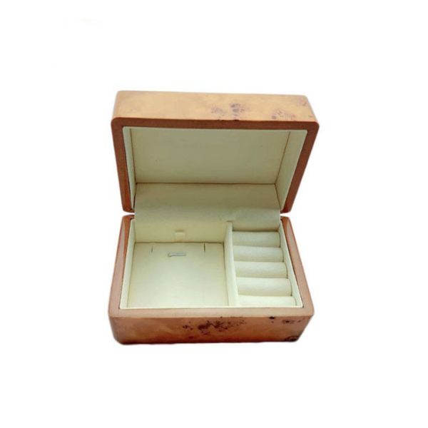 Custom Luxury Lacquer Painting Wooden Jewelry Box FSC Certified