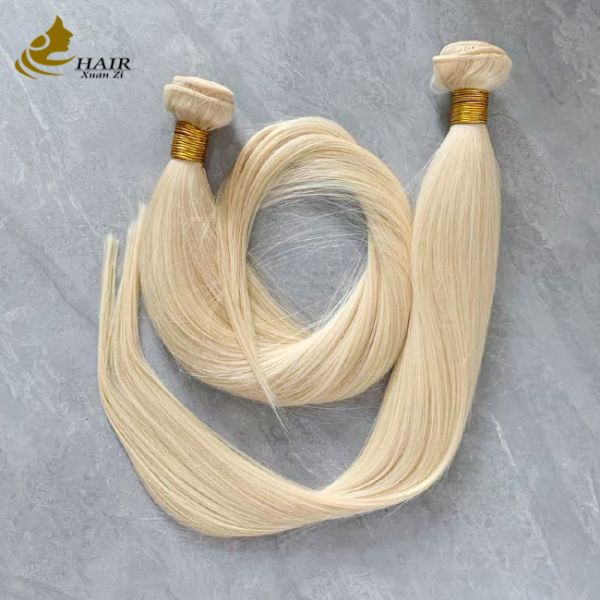 100% Unprocessed Virgin Hair 12A Grade Blonde Straight Human Hair Bundles 613 Blonde Hair Bundles