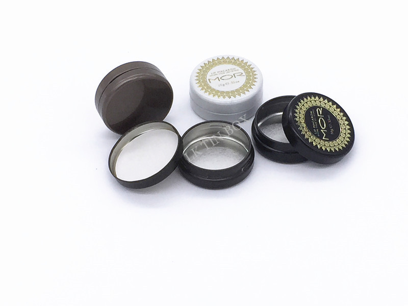 D45mm Jurlique Lip Balm Small Tin Boxes Fashionable Eco Friendly Tinplate