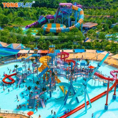 Customizable Commercial Water Slide for Outdoor Entertainment with High Speed and Eco-friendly Fiberglass Construction