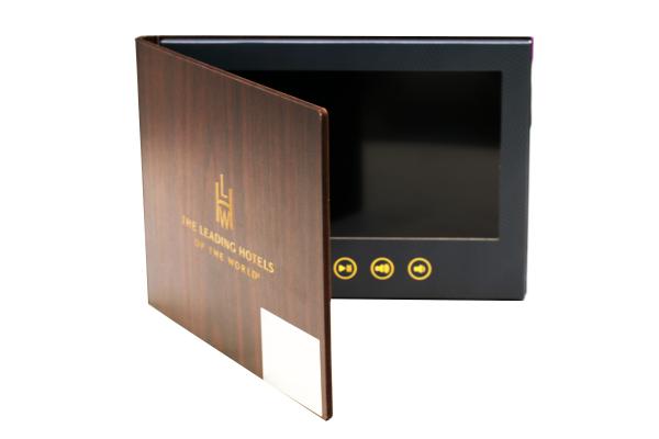 Video In Folder 2.4 CMYK Printing Portable Display Bag Holder 16 9 Ratio for Exhibitions Essentia