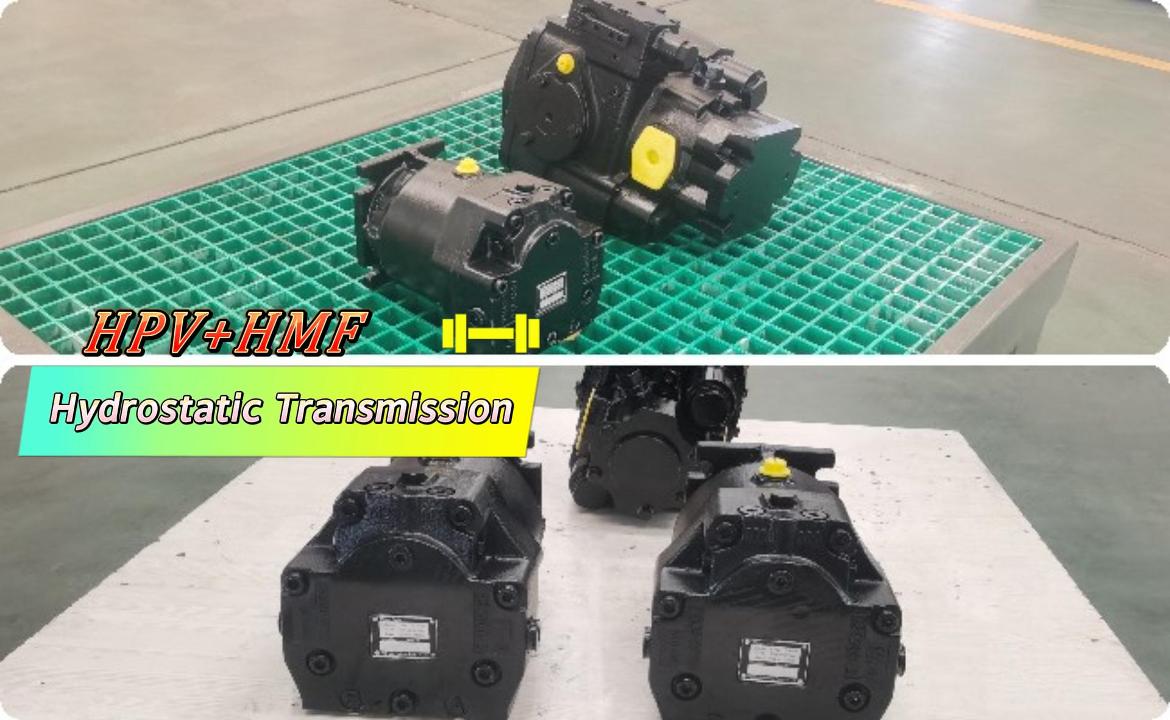 crusher hydrostatic transmission pump HPV90 HMF90 Гидростатическая приводная коробка передач Метод ручной загрузки