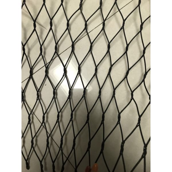 High Safety stainless steel 316 Woven Black wire Metal Mesh Screen