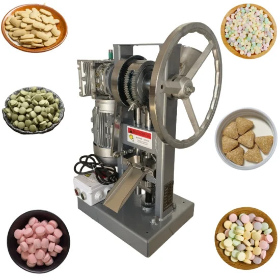 Food Candy High Speed Tablet Press Machine Chemical Powder Automatic Tablet Press