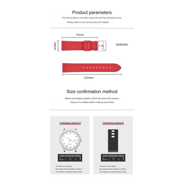 Charming FKM Fluororubber Strap · Customizable Logo And Colors | Pin Buckle - China Wholesaler SHX