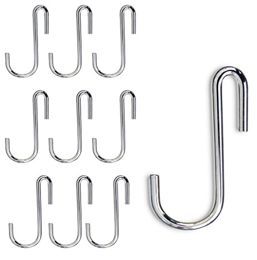 Knock Down Construction 2 Tier Hooks Metal Floor Display Stands