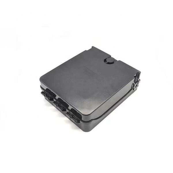 Изготовленный на заказ черный кабель 48 ядров коробки распределения оптического волокна на открытом воздухе крытый