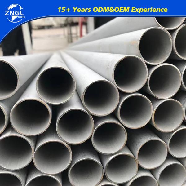 Pipe en acier inoxydable laminée à chaud 304 304L 316 316L