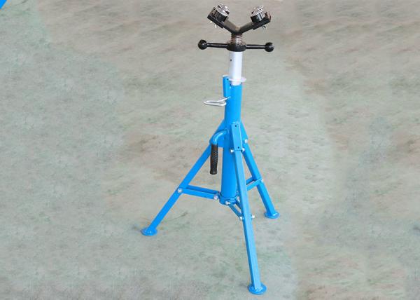 V Head Tripod Pipe Stand with Four Balls Heavy Duty for Pipe Up to 12 inch