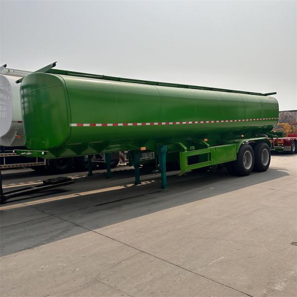 3 Axles Aluminum Alloy 42000 45000 Liters Petrol Diesel Oil Fuel Tanker Trailers