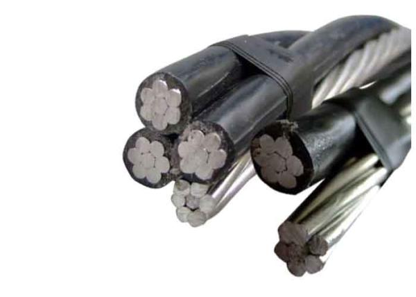 PE / PVC XLPE Insulated Cable Aerial Bundled Aluminium Phase Conductor
