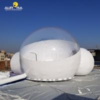Casa de bolhas de PVC inflável transparente com túnel de 2m Evento de casamento