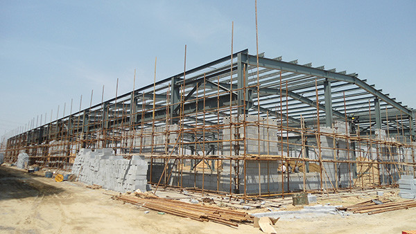 Fully Custom Prefabricated Steel Buildings Q235 Q355 H Section Steel Structure Industrial