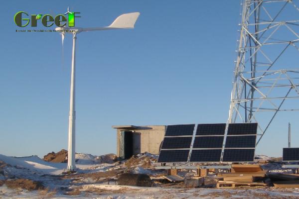Sistema híbrido eólico solar de 5kw 10kw con panel solar fotovoltaico