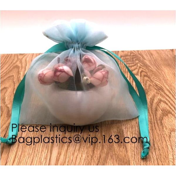 organza envelope flap gift packaging pouch with button,Christmas gift bag/wedding organza mesh gift drawstring bag PACK