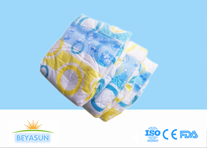 Full Absorb Breathable Disposable Infant Diapers , Newborn Baby Nappies