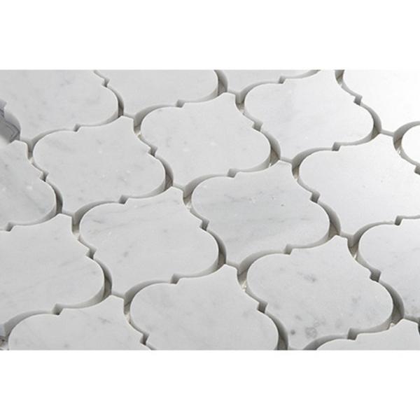 Decorative Geometric Lantern Stone Mosaic Tile Arabesque Baroque Shaped