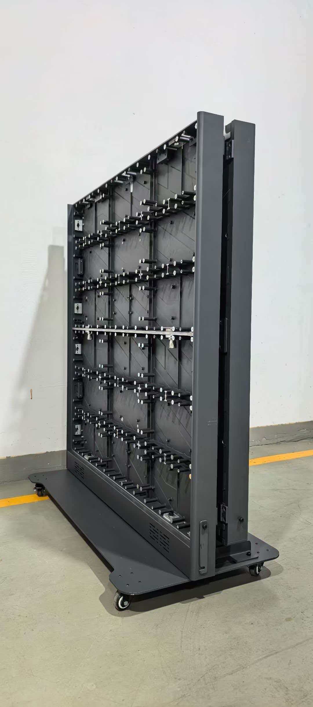 Foldable LED Display poster with P1.25/P1.53/P1.86/P2 /P2.5  Pixel Pitch 3840Hz Refresh Rate and Front Maintenance Design