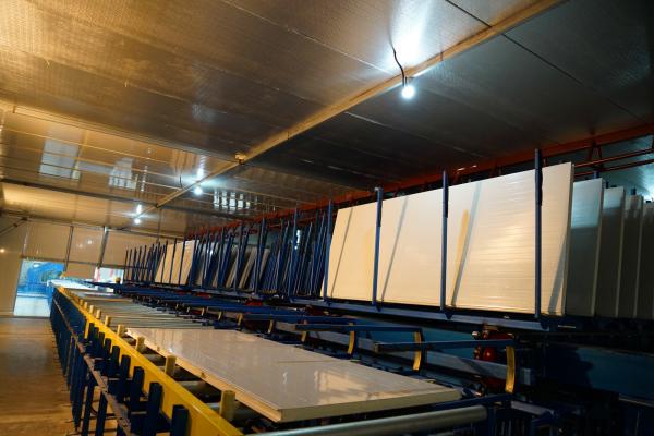 PPGI Polyurethane PPGI Sandwich Composite Panel 50mm For Modular House