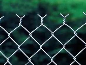 O PVC revestiu Diamond Chain Link Fence Galvanized 4.0mm