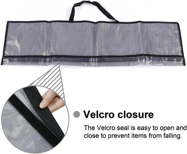 Fishing Rod Case Three Layers Fishing Rod Bag Oxford Folding Fishing Pole Bag Outdoor Waterproof Tackle Storage