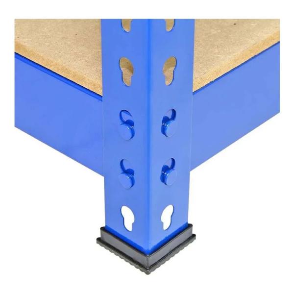 Blue Garage Storage Shelves Warehouse Rack Heavy Duty Single Sided