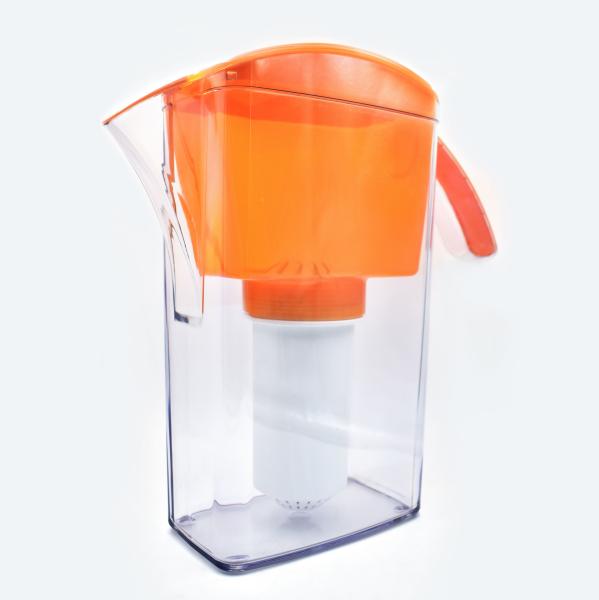 Food Grade Material Water Filter Pitcher , 4000ml Water Purifier W008 Handy Design