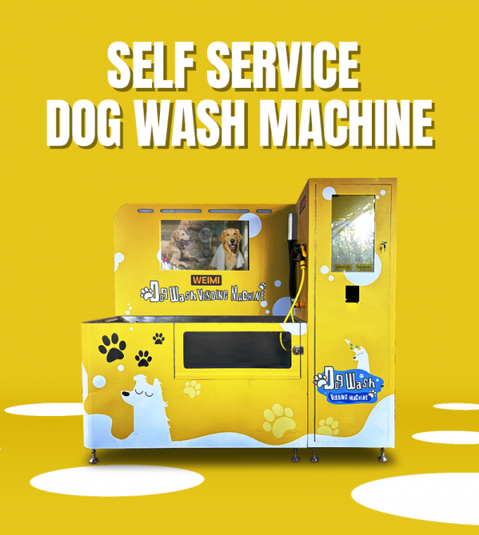 Self Service Vending Machines Suitable for Open and Semi Outdoor Locations Providing Quick Dog Grooming Solutions