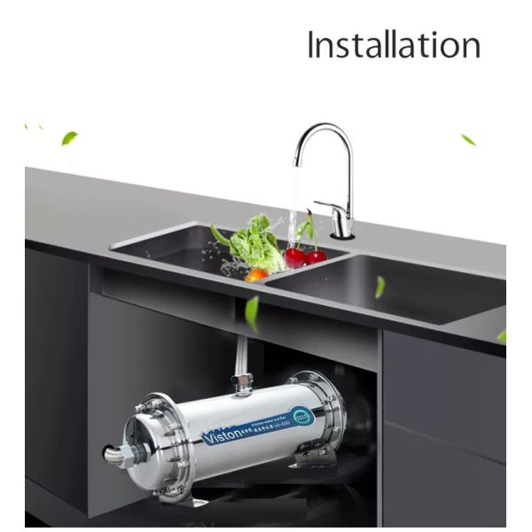 Кухонный композитный очиститель воды из нержавеющей стали 500 л/ч