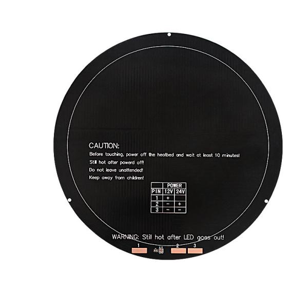 Aluminum Substrate MK3 Hot Bed 240mm Round Hotbed 240mm*3mm