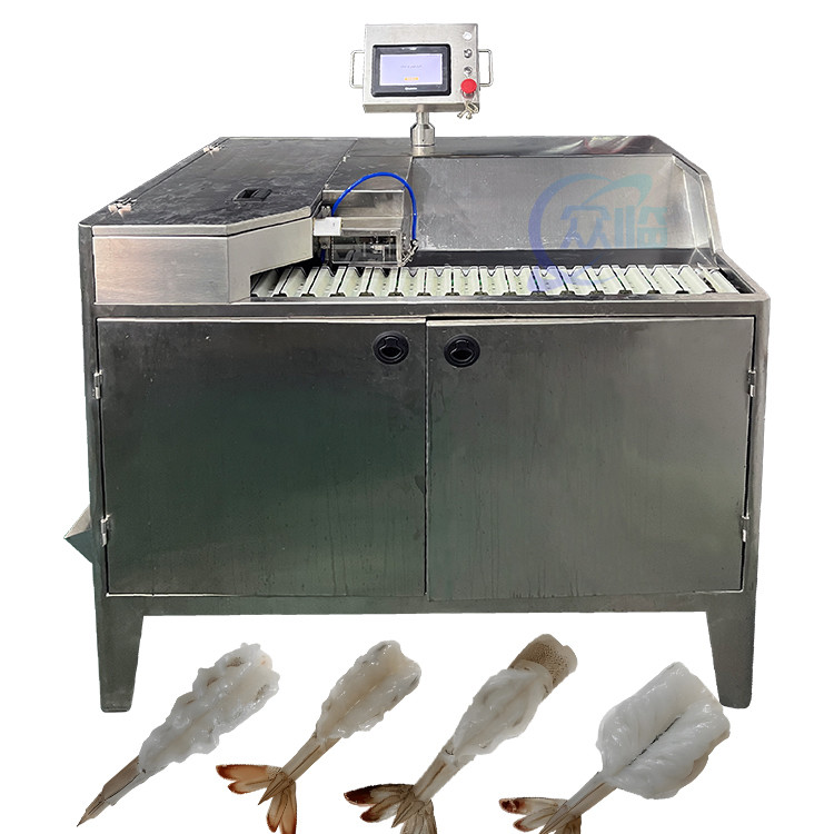 Intelligent Butterfly Automatic Shrimp Deveiner Commercial Shrimp Peeling Machine