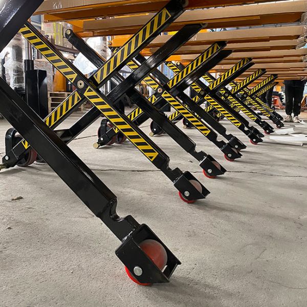 Двойной поршень 1000kg гидравлический Scissor высота 31.50in длины 45.28in вилки руководства подъема стальная поднимаясь