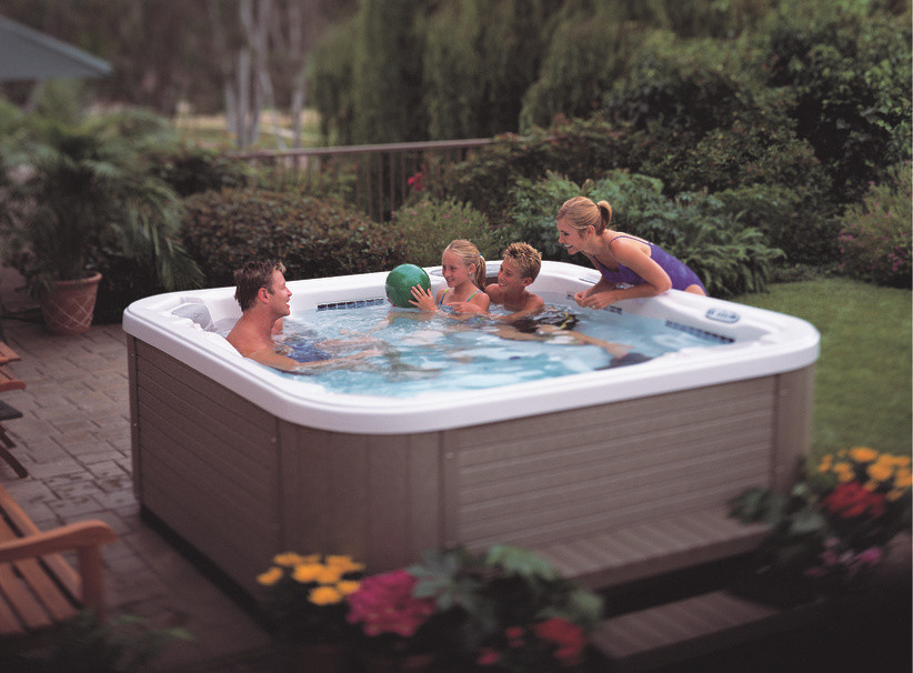 Portable 1800L, 6 seats, square acrylic whirlpool massage backyard hot tub balneotherapy