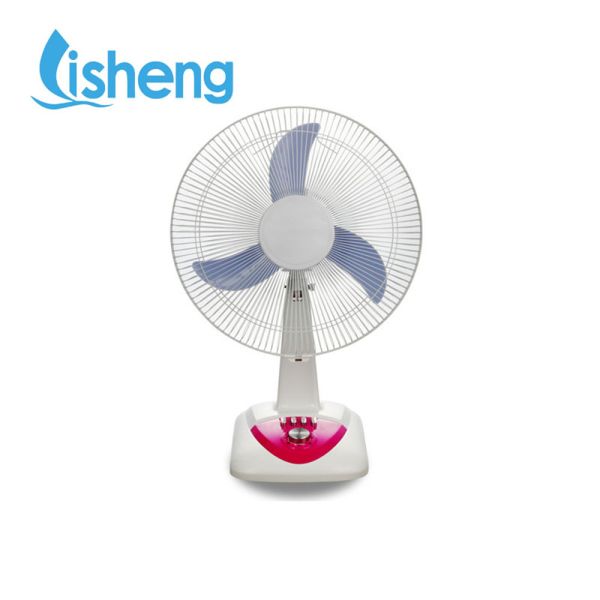12V   AC  DC table fan 16 inch brush less motor portable table fan with adapter