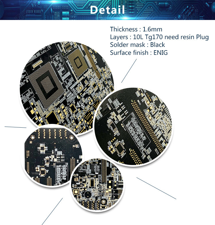 Контактное сопротивление Edge Board Сопротивление контакта PCB Immersion Gold Technology RoHS