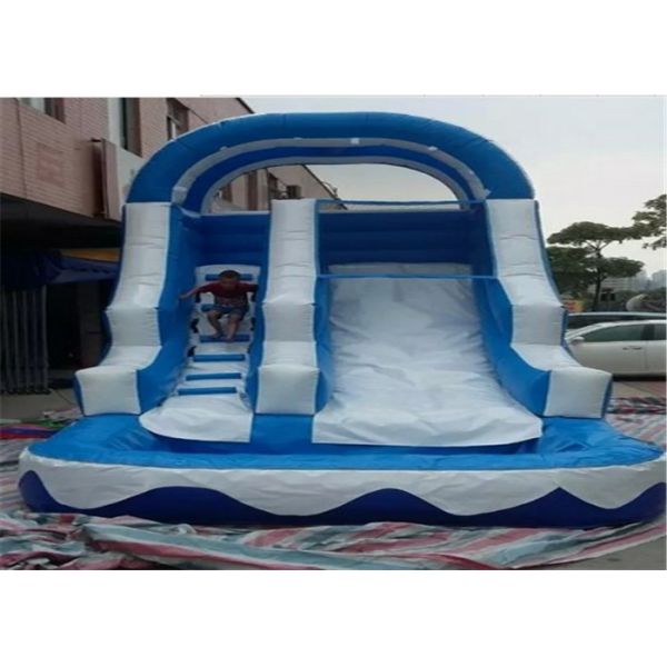 Backyard Fun Giant Water Slide Wet Dry On Ground 8*4*5m Dimension Large People Capactiy