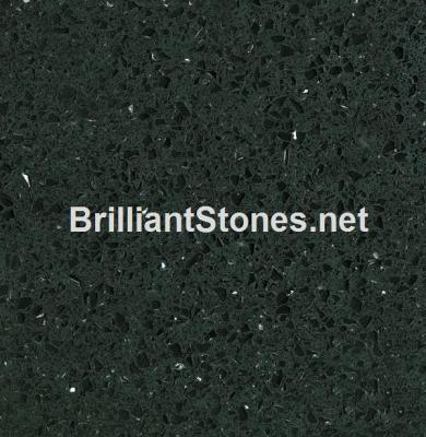 Artificial Quartz Stone Crystal Black Model 305, Stain Resistance, High Hardness